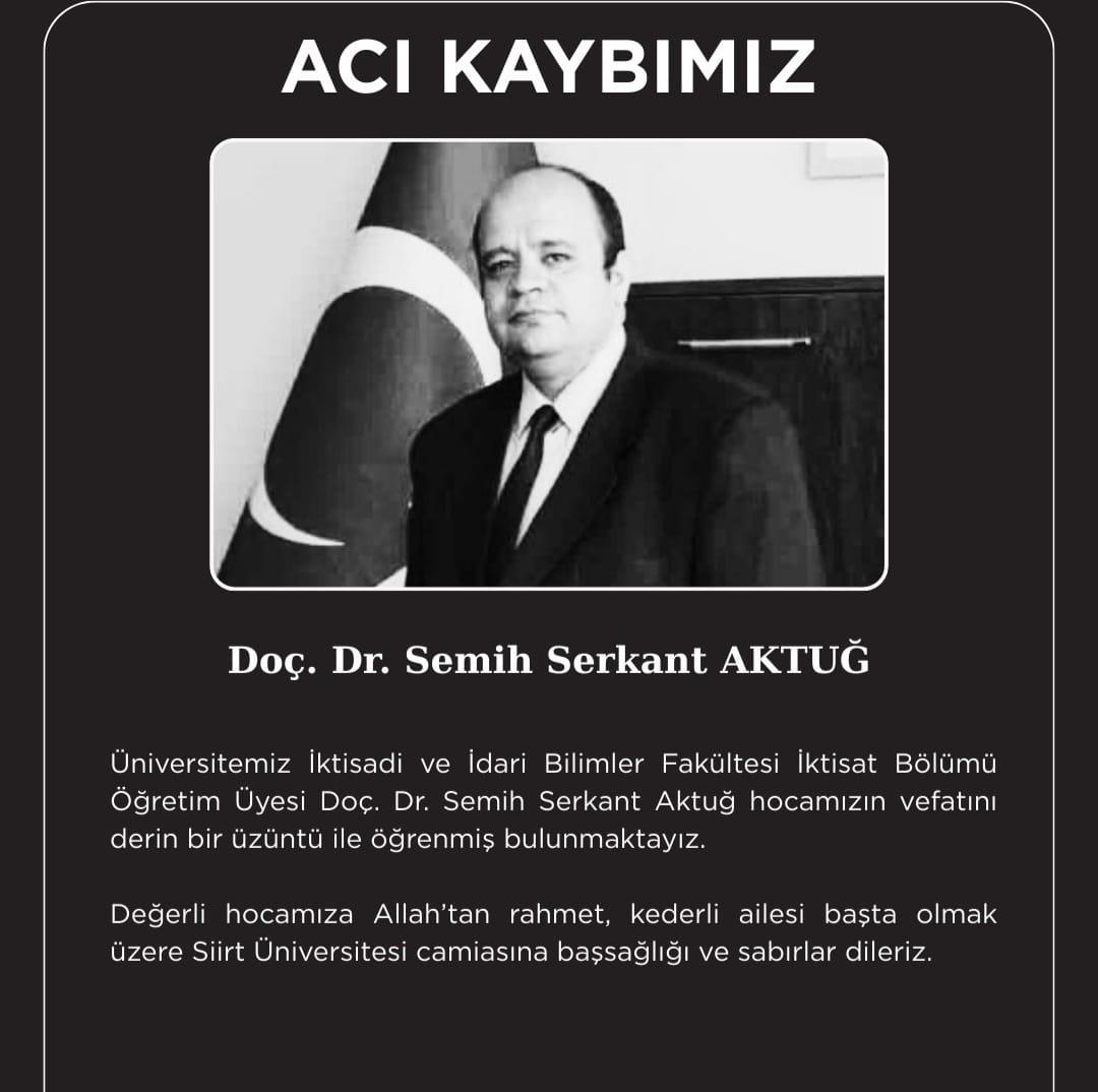 Acı Kaybımız...
